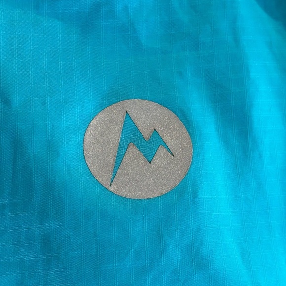 MARMOT Sz S Fleece Lined Multiple Pockets Windbreaker Cozy Pop of Colour Jacket - Picture 7 of 13